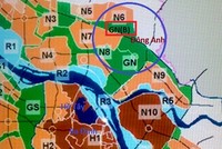 Vị trí phân khu đô thị GN(B) trên địa bàn huyện Đông Anh.